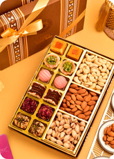 Assorted with Dry Fruits, Sweets Box